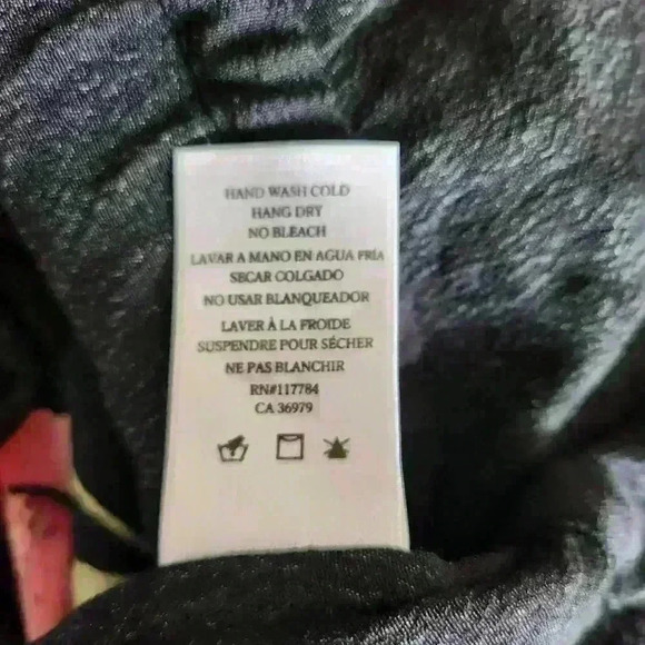 Rails Beaux Blossom Button Up Floral Romantic Prarie Chiffon Blouse S - Picture 8 of 8